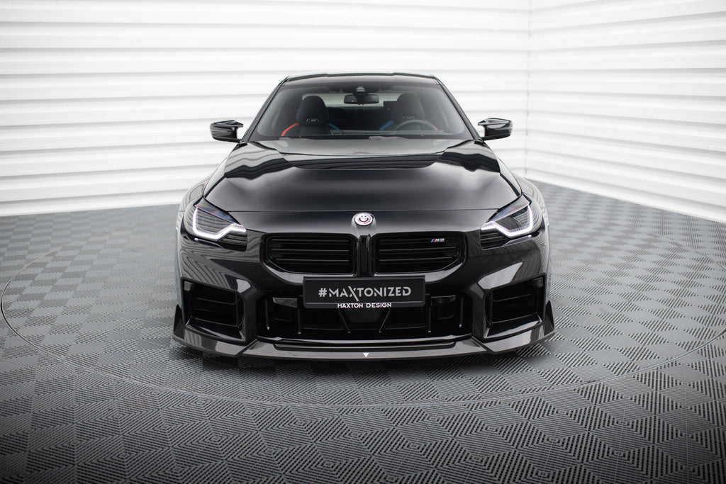 Maxton Design Prepreg Carbon Fiber Street+ Spoilerlippe Front Ansatz V.1 passend für BMW M2 G87