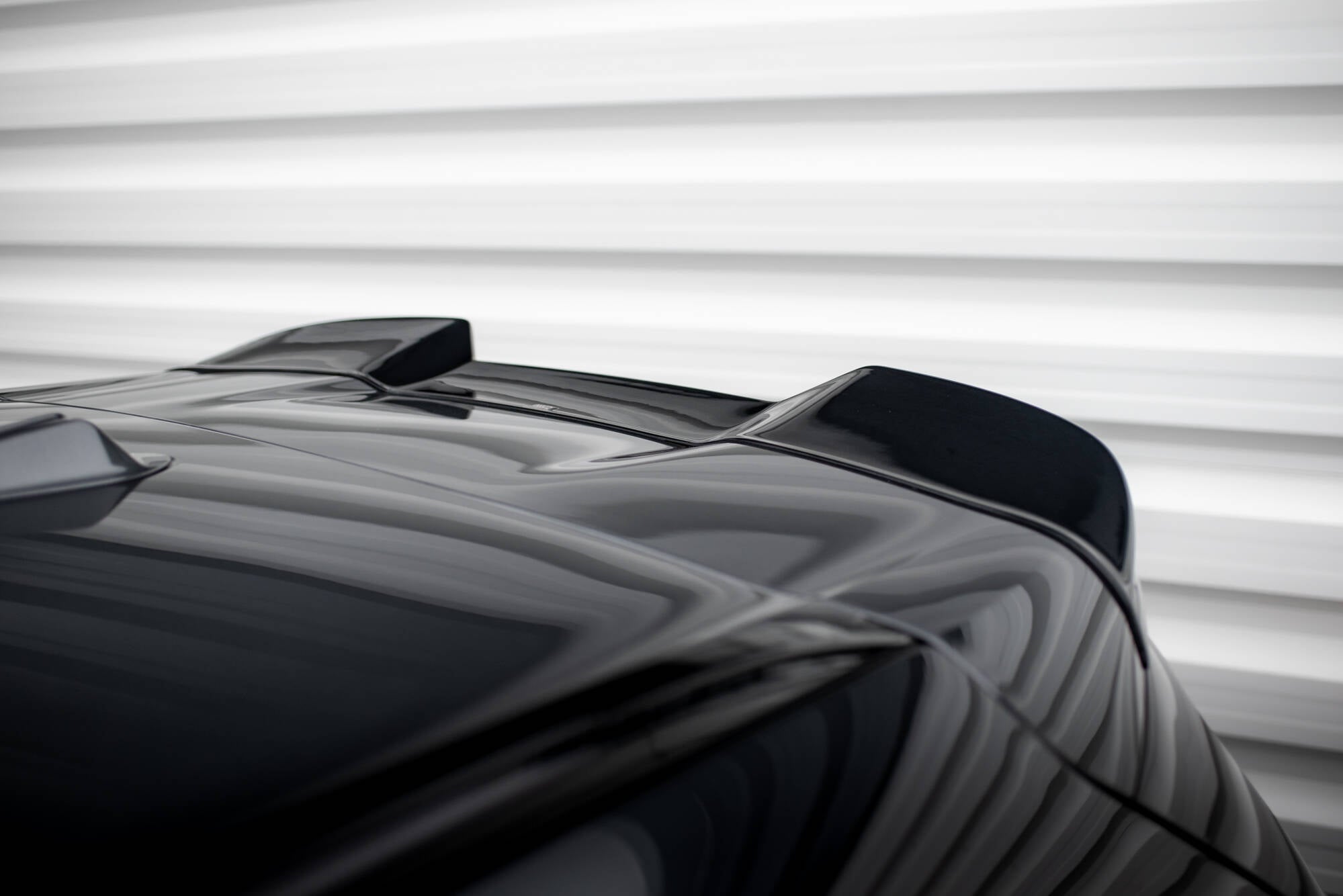Maxton Design Spoiler CAP 3D passend für BMW X5 M F95 / F95 Facelift schwarz Hochglanz