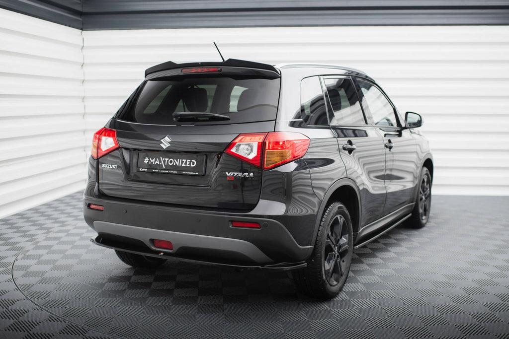 Maxton Design Heckansatz Suzuki Vitara S Mk2 schwarz Hochglanz für Suzuki Vitara Mk2