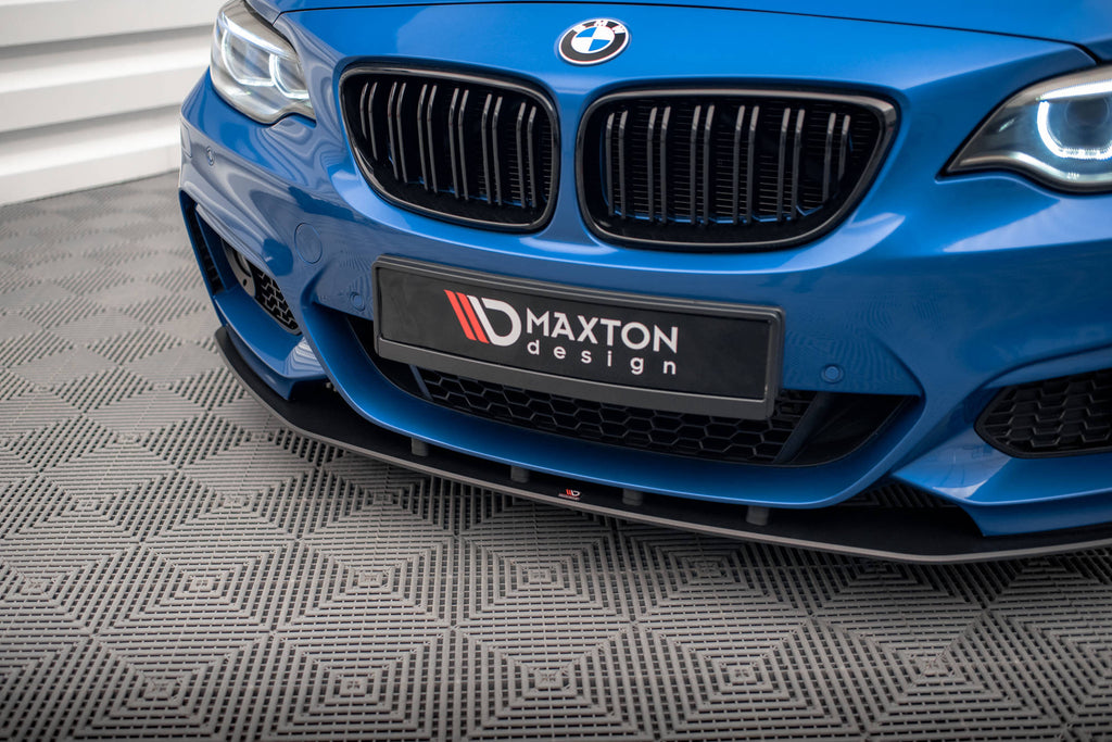 Maxton Design Street Pro Street+ Spoilerlippe Front Ansatz passend für BMW 2 M-Paket F22