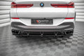 Maxton Design Street+ Mittlerer Diffusor RACE passend für V.1 BMW X6 M-Paket G06 schwarz Hochglanz