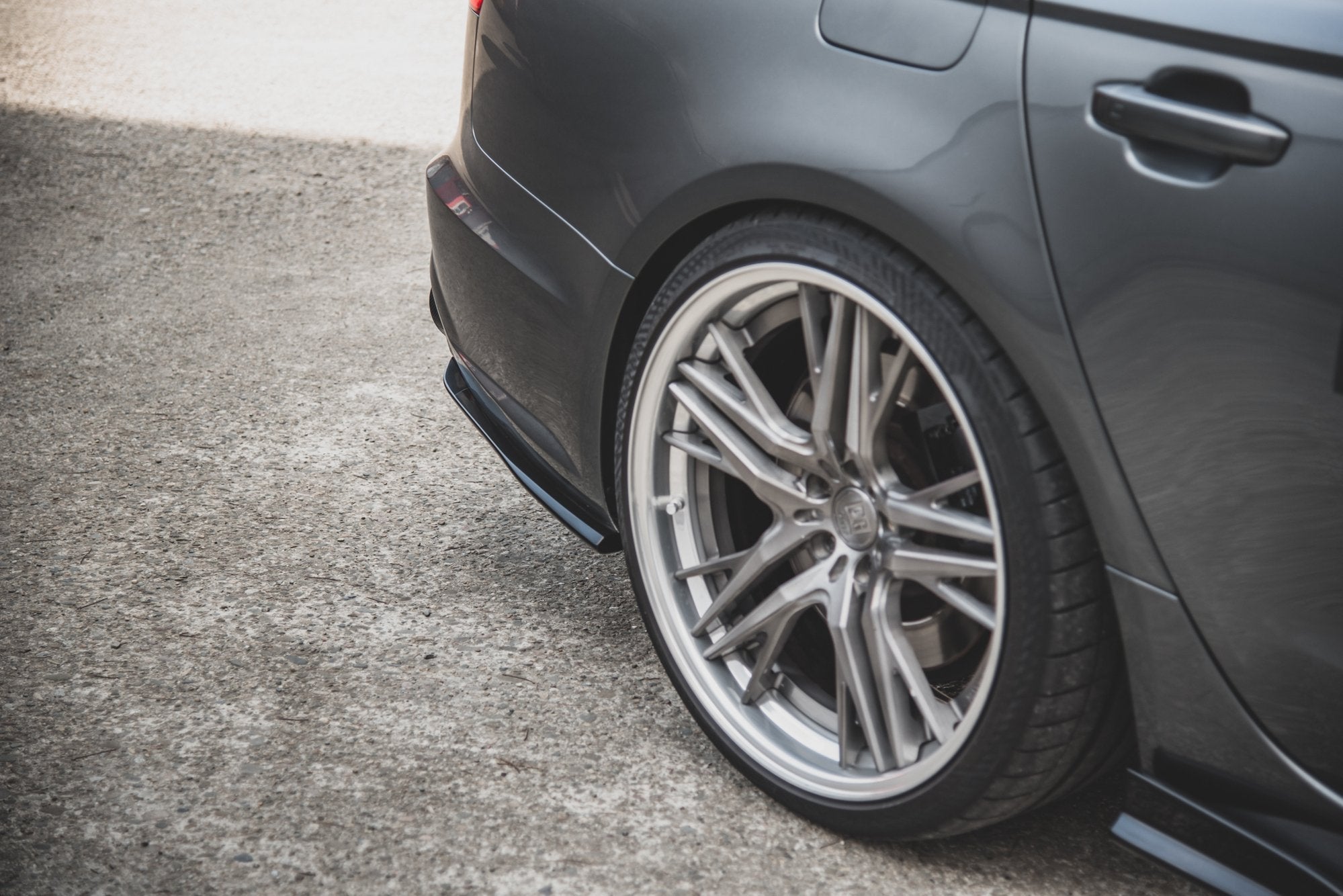 Maxton Design Heck Ansatz Flaps Diffusor passend für Audi A6 / A6 C7 S-line/ S6 C7 Facelift