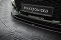 Maxton Design Street+ Spoilerlippe Front Ansatz V.2 passend für AUDI RS4 B9 schwarz Hochglanz