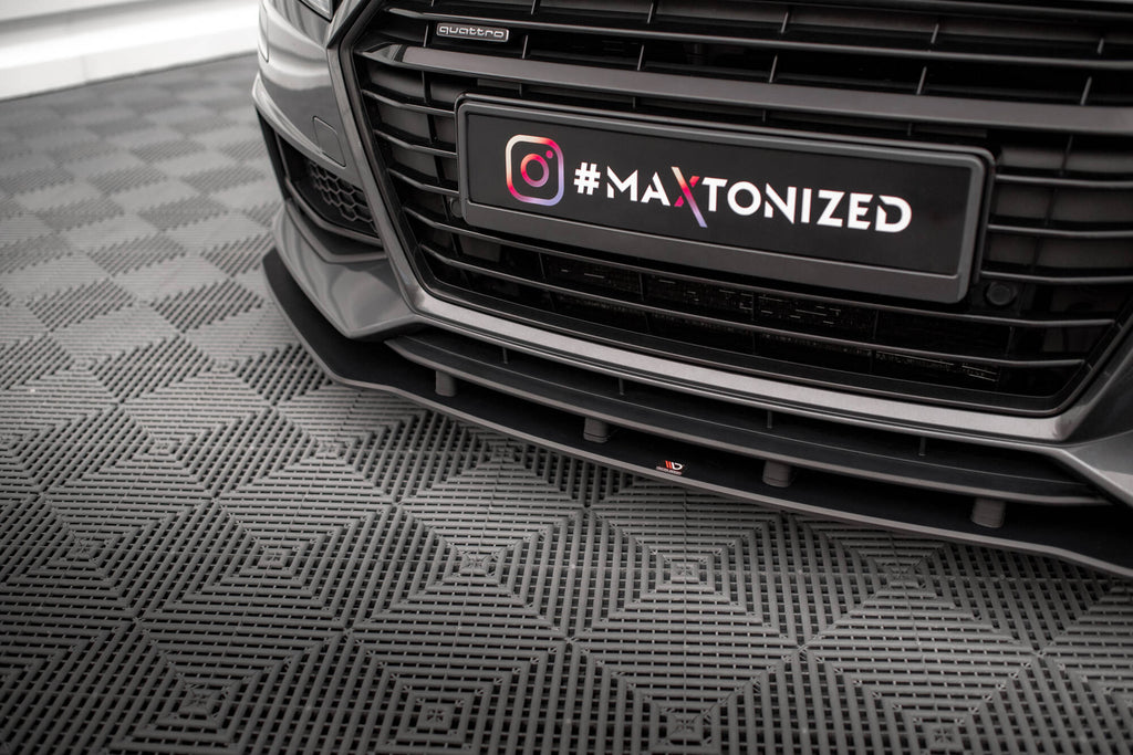 Maxton Design Street Pro Street+ Spoilerlippe Front Ansatz passend für Audi TT S / S-Line 8S