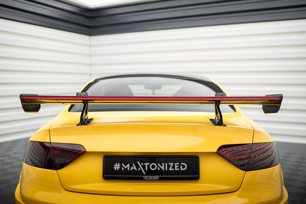 Maxton Design Carbon Spoiler With Upper Swan Mounting + LED Audi A5 Coupe 8T für Audi A5 / S5 / RS5