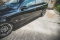 Maxton Design Street+ Seitenschweller Leisten passend für BMW M5 / 5 M-Paket E39 schwarz Hochglanz