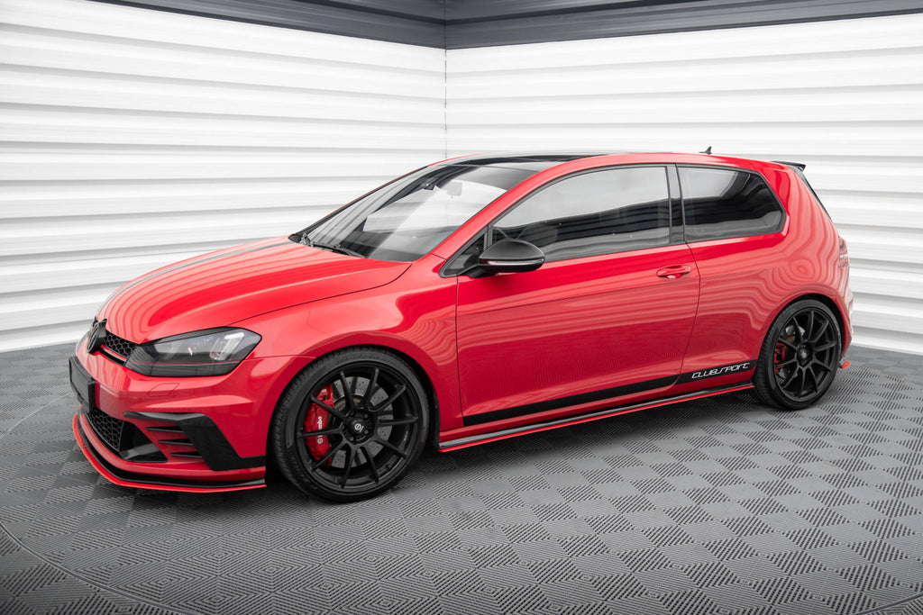 Maxton Design Street+ Seitenschweller Leisten passend für VW Golf GTI Clubsport Mk7