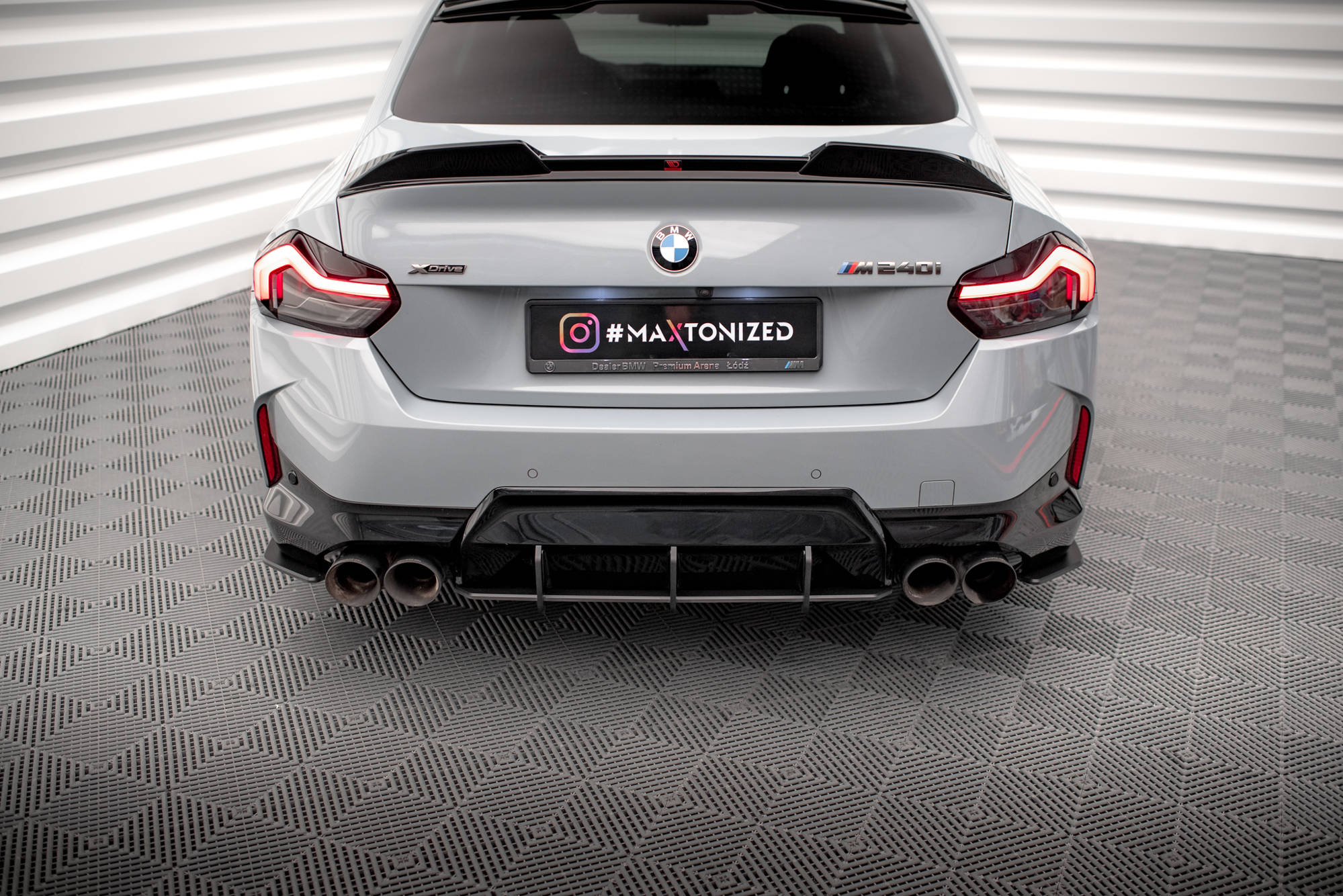 Maxton Design Street Pro Heckschürze passend für BMW 2 Coupe M240i G42