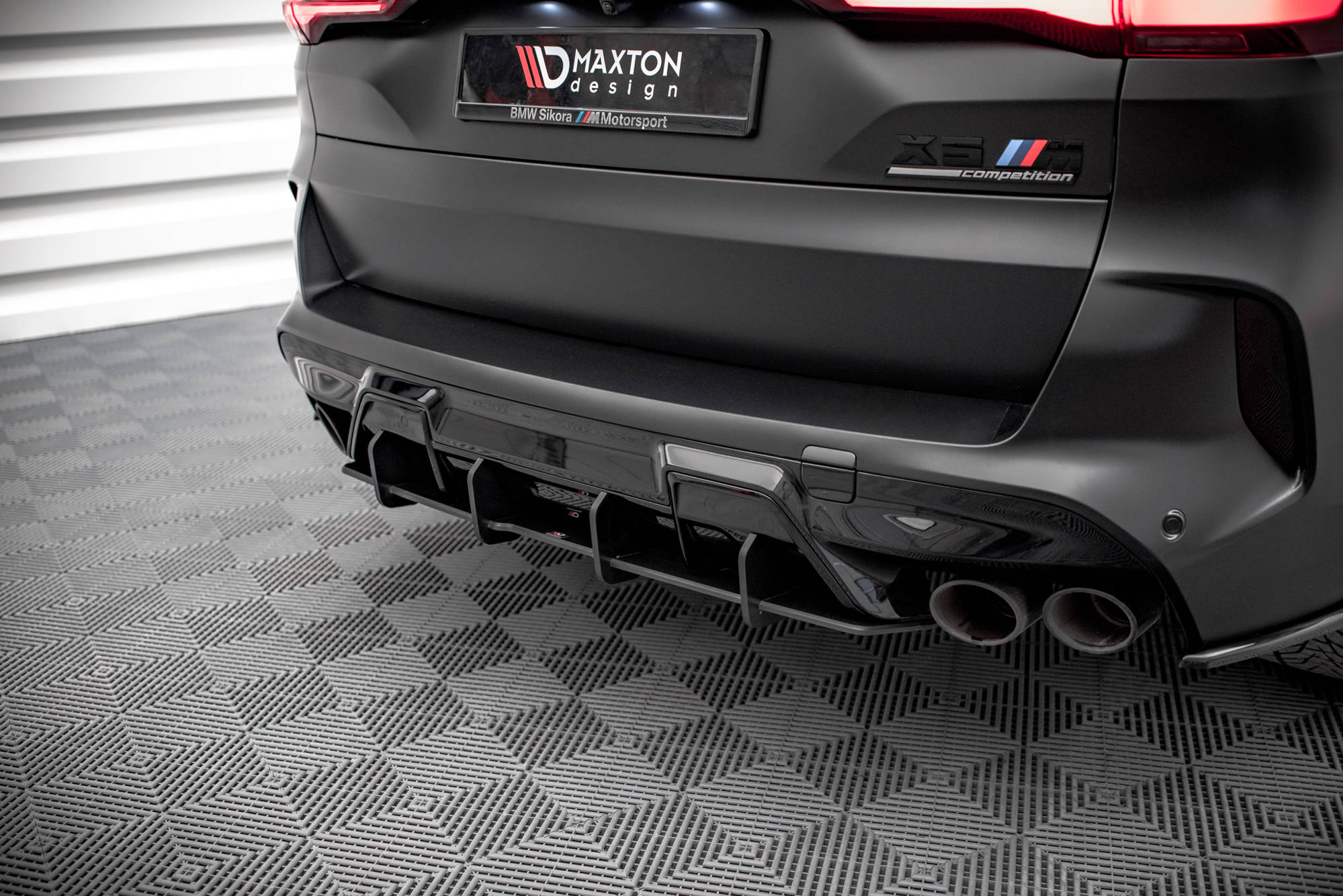 Maxton Design Street Pro Heckschürze passend für BMW X5M F95 / F95 Facelift