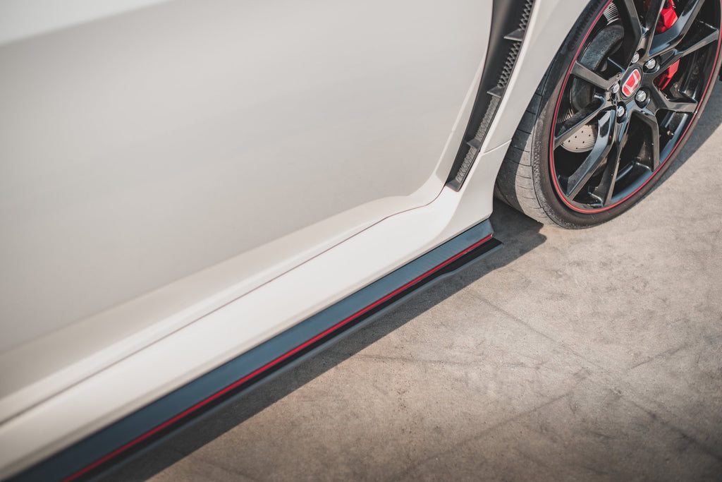 Maxton Design Street Pro Street+ Seitenschweller Leisten V.2 passend für Honda Civic Type-R Mk10 / Mk10 Facelift