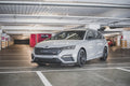 Maxton Design Street+ Spoilerlippe Front Ansatz V.2 passend für Skoda Octavia RS Mk4 schwarz Hochglanz