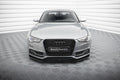 Maxton Design Street+ Spoilerlippe Front Ansatz V.2 passend für Audi S5 / A5 S-Line 8T Facelift schwarz Hochglanz