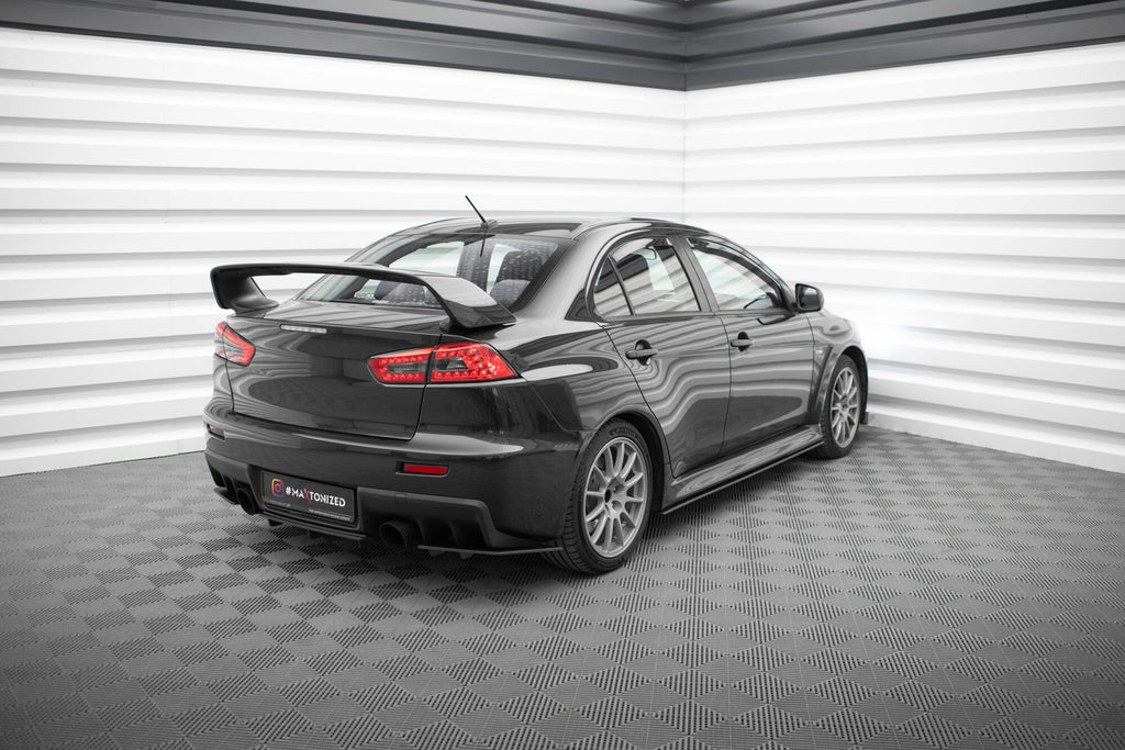 Maxton Design Street Pro Heck Ansatz Flaps Diffusor passend für Mitsubishi Lancer EVO X