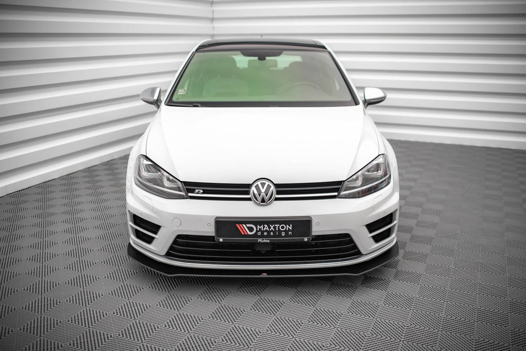 Maxton Design Street Pro Street+ Spoilerlippe Front Ansatz passend für V.1 passend für VW Golf R Mk7
