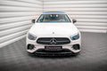 Maxton Design Street+ Spoilerlippe Front Ansatz V.2 passend für Mercedes-Benz E-Klasse W213 Coupe Facelift (C238 Facelift) / Cabriolet (A238 Facelift) AMG-Line / 53 AMG schwarz Hochglanz