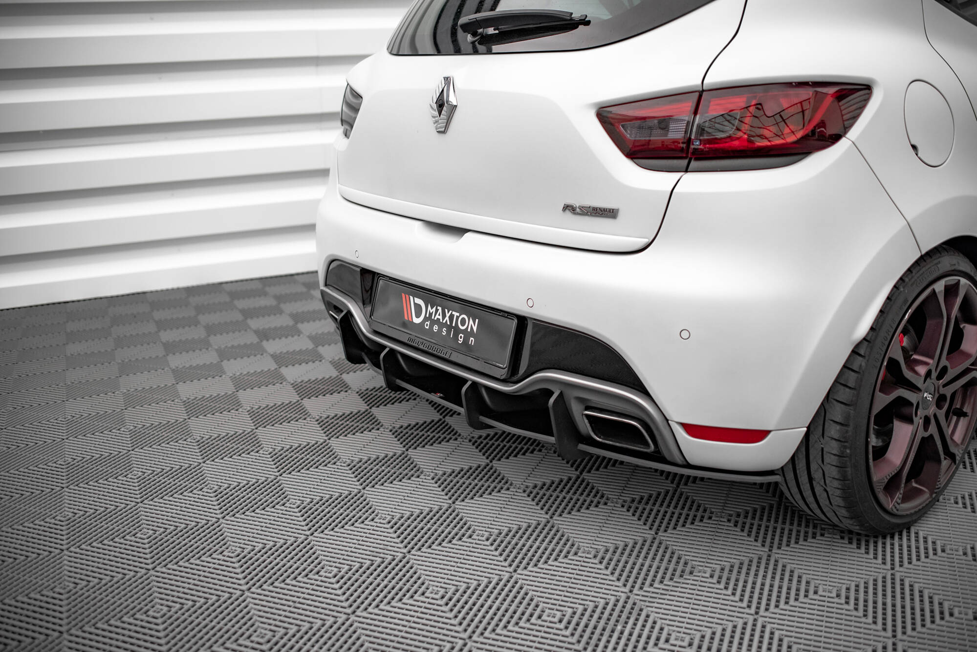 Maxton Design Street Pro Heckschürze passend für Renault Clio RS Mk4
