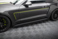 Maxton Design Street+ Seitenschweller Leisten passend für Ford Mustang GT Mk6 schwarz Hochglanz