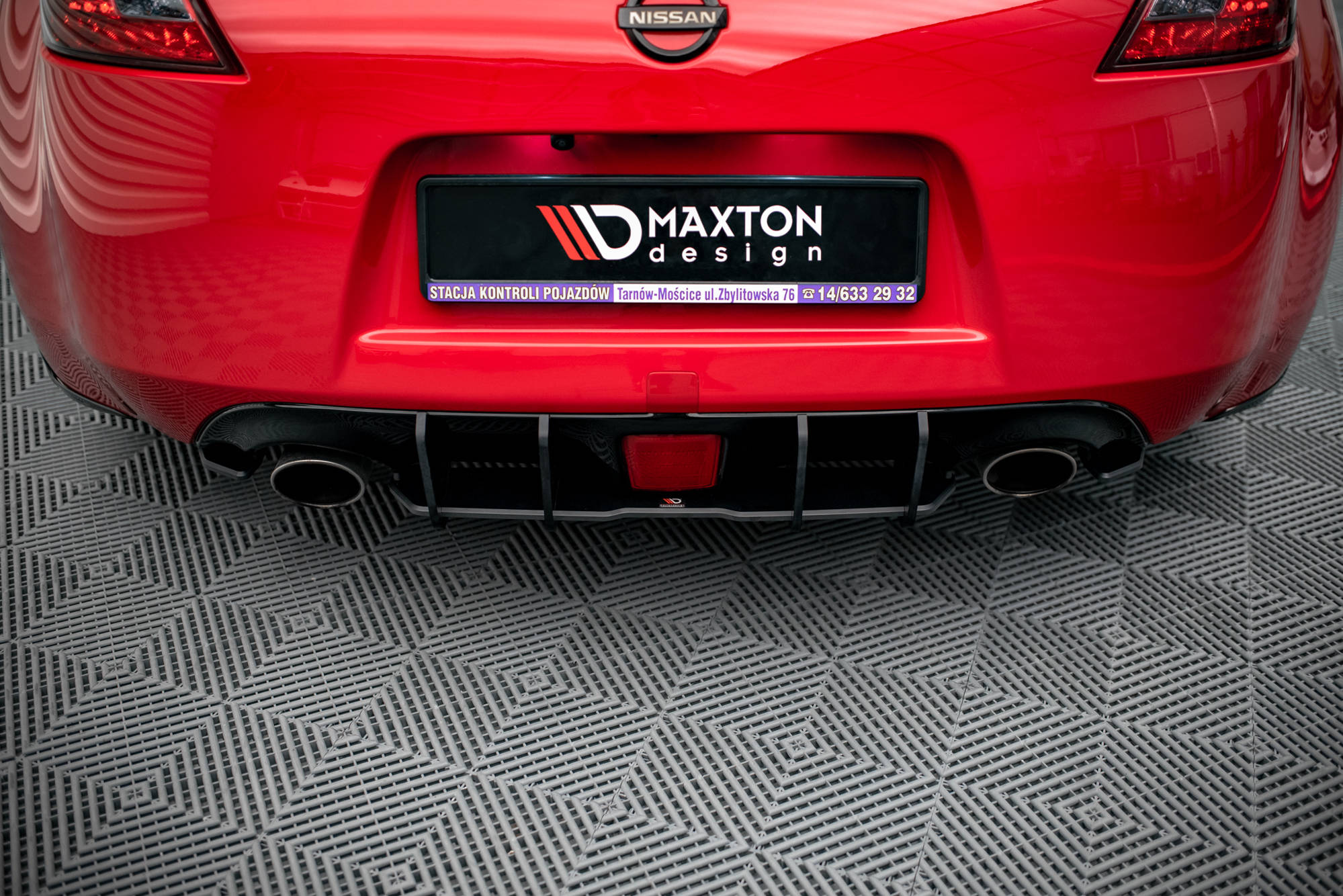 Maxton Design Street Pro Heckschürze passend für Nissan 370Z