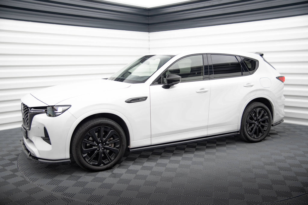 Maxton Design Street+ Seitenschweller Leisten passend für Mazda CX-60 Mk1 schwarz Hochglanz