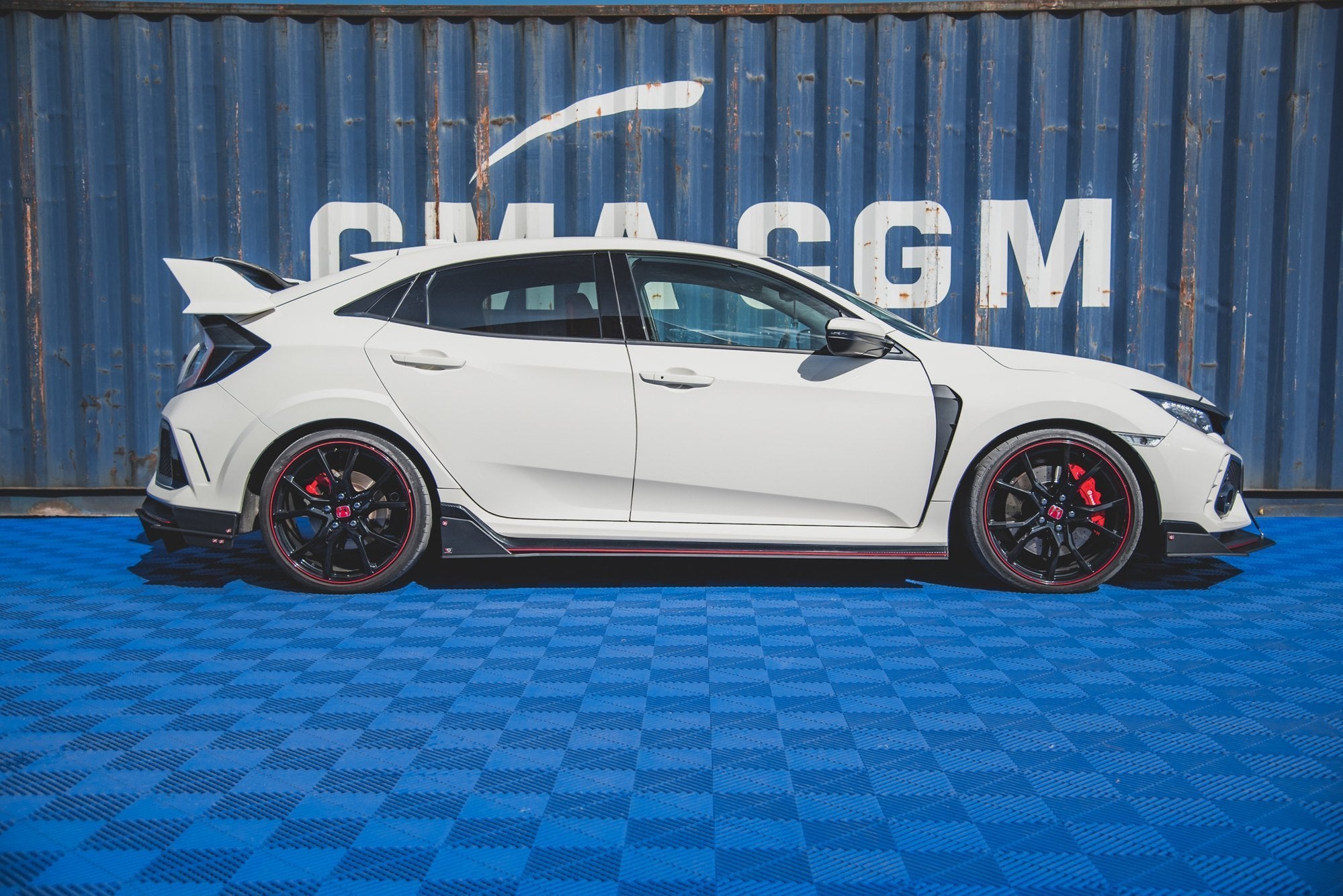 Maxton Design Street Pro Street+ Seitenschweller Leisten passend für Honda Civic Type-R Mk10 / Mk10 Facelift
