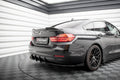 Maxton Design Hintere Seiten Flaps passend für BMW 4er Gran Coupe F36 schwarz Hochglanz