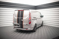 Maxton Design Spoiler CAP passend für Ford Transit Custom Mk1 schwarz Hochglanz