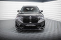 Maxton Design Street+ Spoilerlippe Front Ansatz V.2 passend für BMW X3 M F97 Facelift schwarz Hochglanz