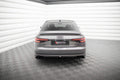 Maxton Design Diffusor Heck Ansatz passend für Audi A4 S-line B9 (Ausführung mit einseitigem Doppelauspuffendrohr)