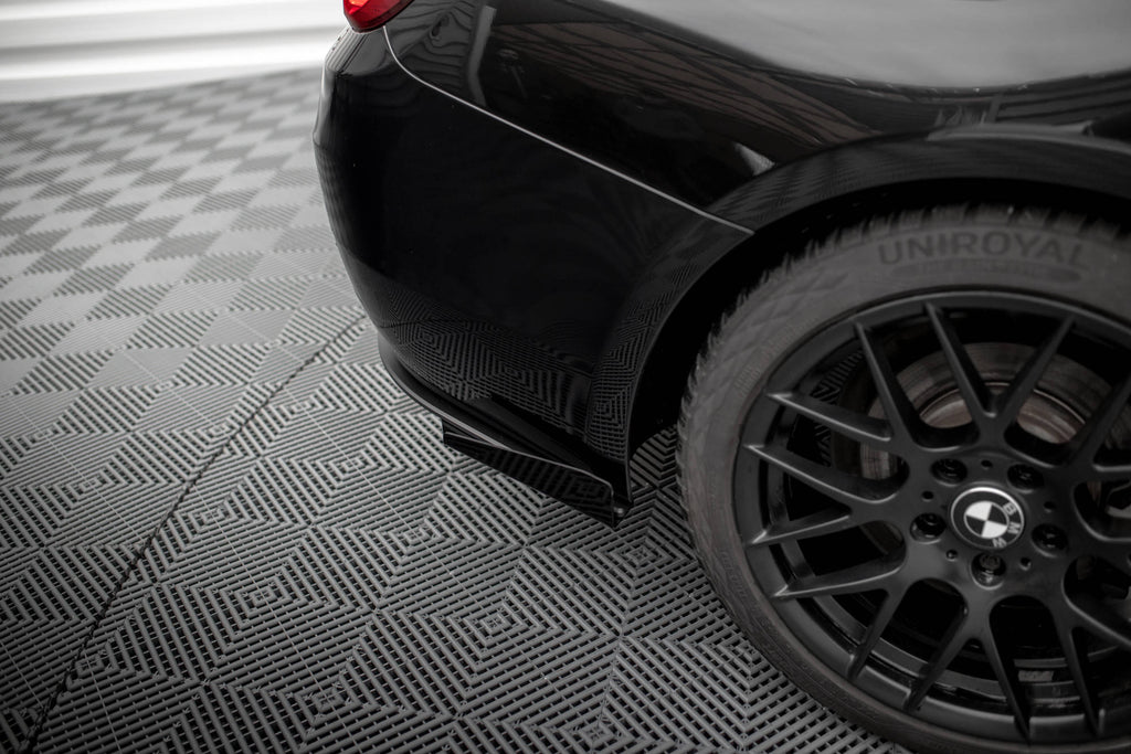 Maxton Design Street Pro Heck Ansatz Flaps Diffusor + Flaps passend für BMW 4er Gran Coupe F36 schwarz Hochglanz