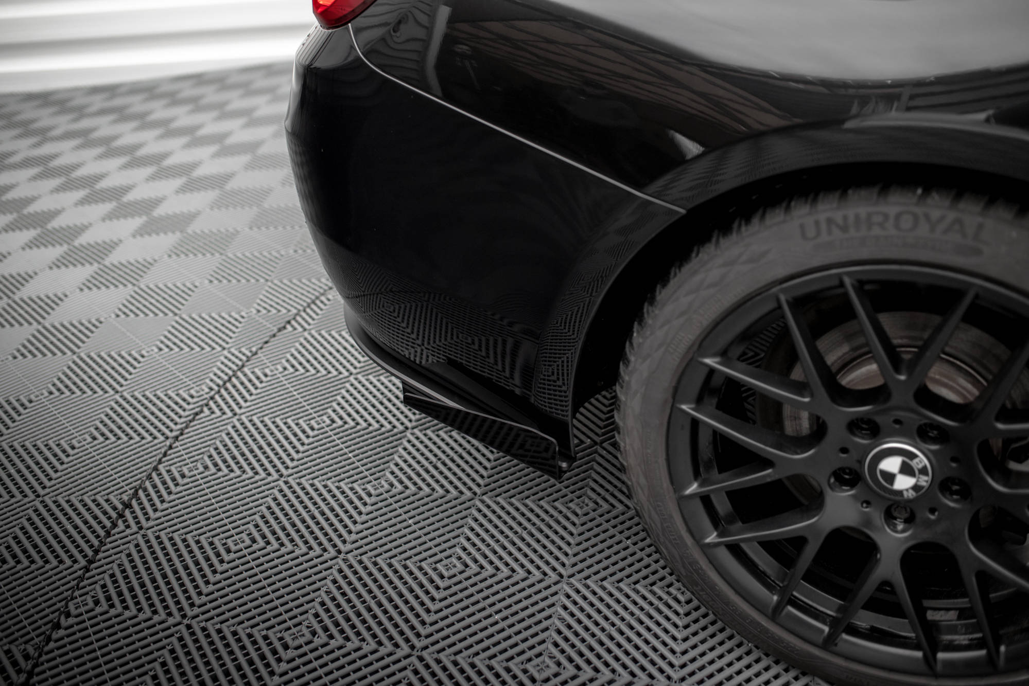 Maxton Design Street Pro Heck Ansatz Flaps Diffusor + Flaps passend für BMW 4er Gran Coupe F36 schwarz Hochglanz