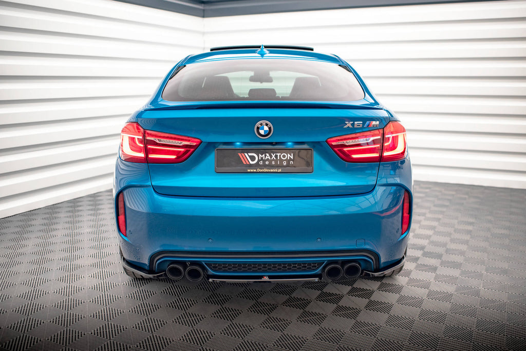 Maxton Design Heckansatz BMW X6 M F86 schwarz Hochglanz für BMW X6 M F86
