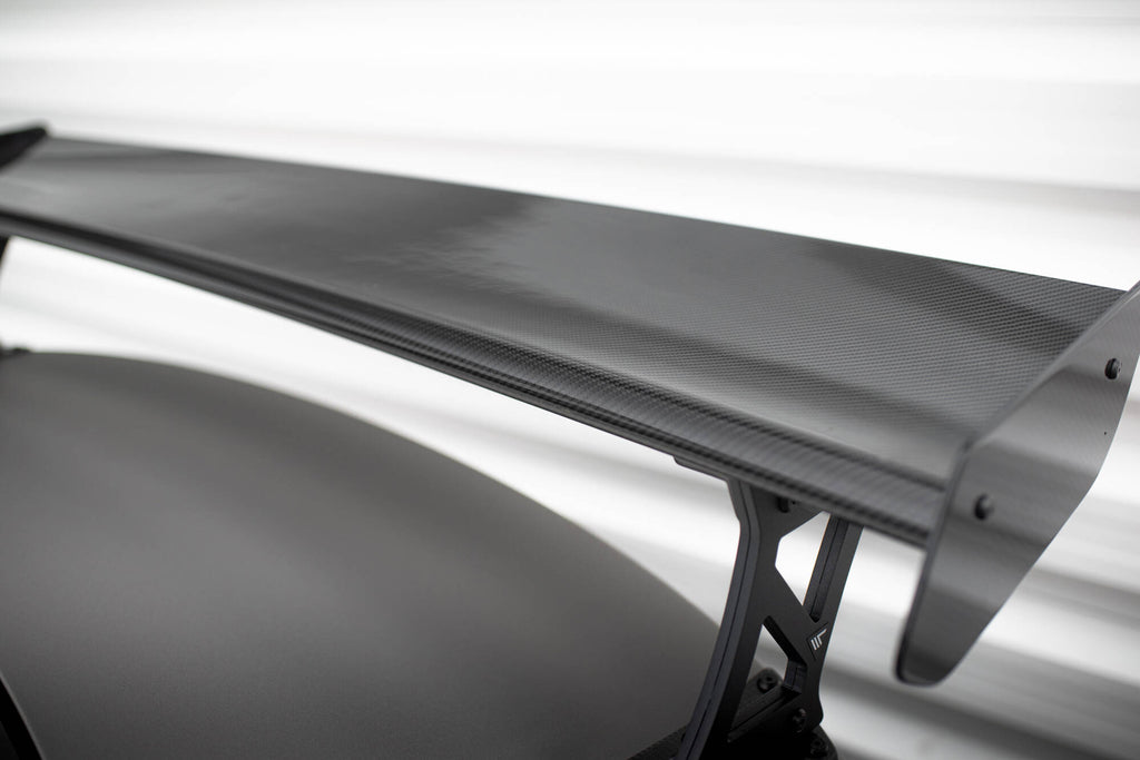 Maxton Design Carbon Spoiler With External Brackets Uprights + LED BMW M4 G82 / G82 Facelift / M440i / 4 M-Paket G22 / G22 Facelift für BMW 4er Coupe