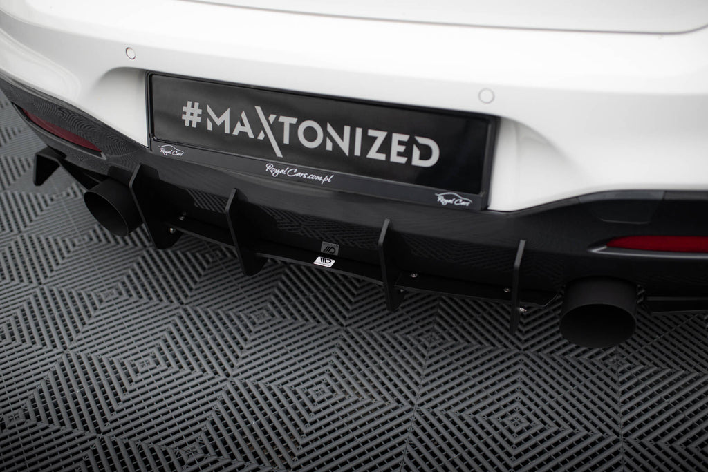 Maxton Design BMW 1er F20/F21 M-POWER FACELIFT - Diffusor Heck Ansatz passend für Heckschürze V.1 passend für