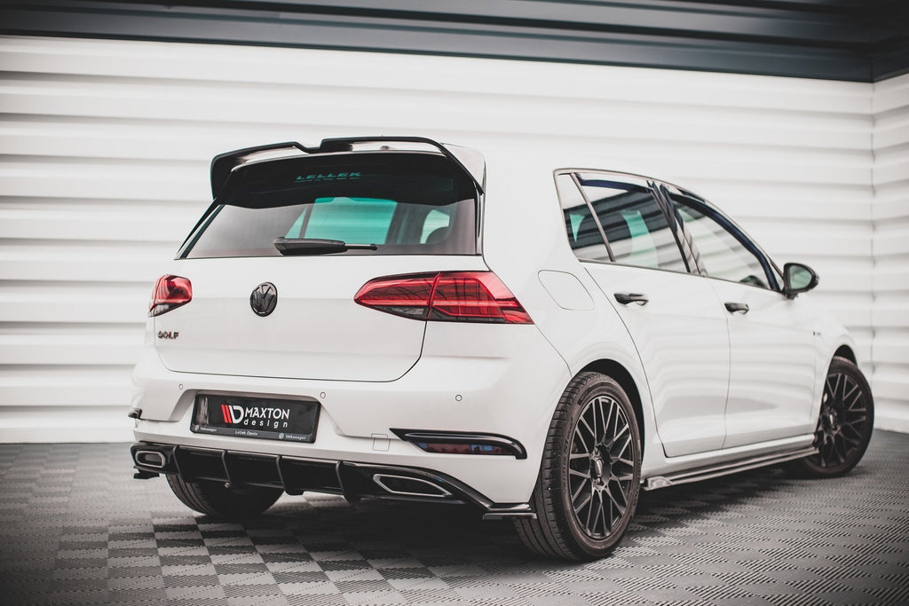 Maxton Design Rennen Street Pro Heckschürze passend für VW Golf R-Line Mk 7 Facelift