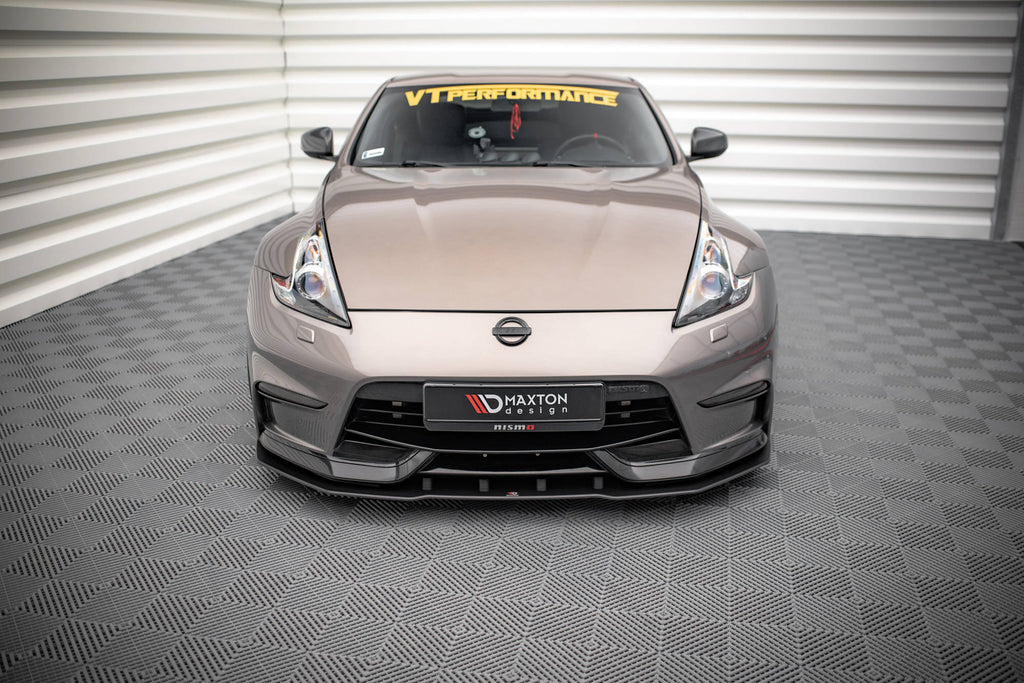 Maxton Design Street Pro Street+ Spoilerlippe Front Ansatz passend für Nissan 370Z Nismo Facelift