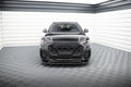 Maxton Design Street+ Spoilerlippe Front Ansatz passend für Audi SQ8 / Q8 S-Line Mk1 Facelift schwarz Hochglanz