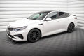 Maxton Design Street+ Seitenschweller Leisten passend für Kia Optima Mk4 Facelift schwarz Hochglanz
