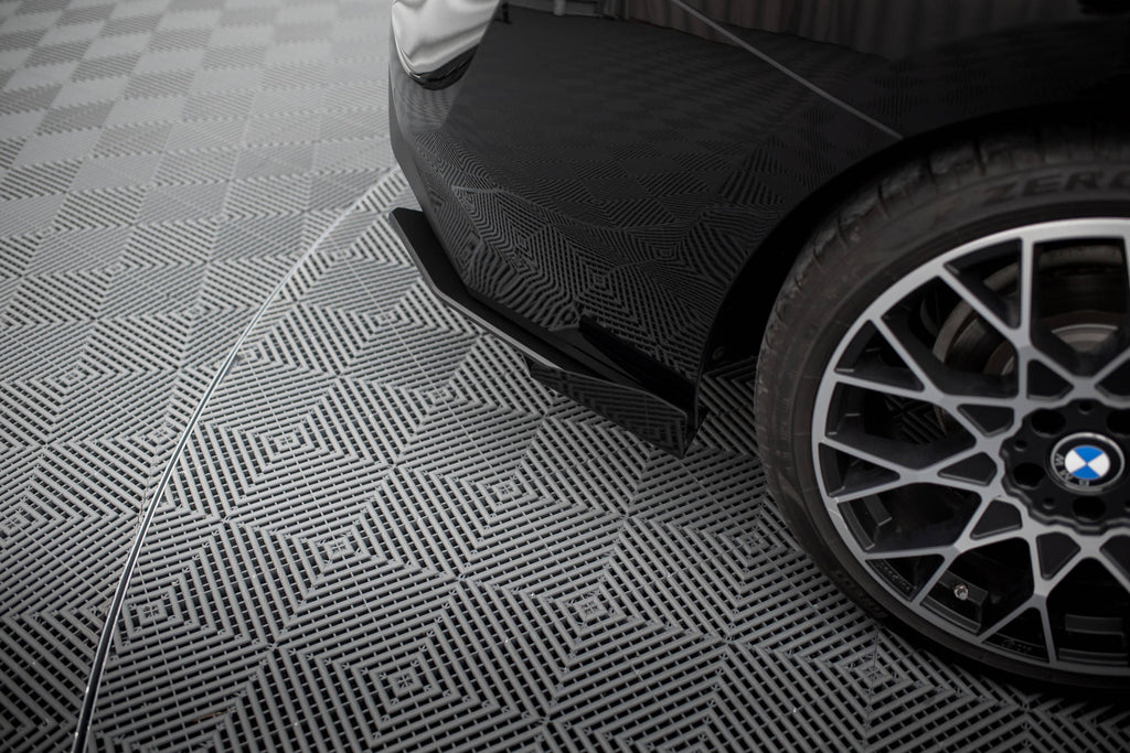 Maxton Design Street Pro Heck Ansatz Flaps Diffusor + Flaps passend für BMW 2 Coupe G42 schwarz Hochglanz
