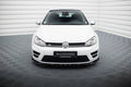 Maxton Design Street+ Spoilerlippe Front Ansatz V.5 + Flaps passend für VW Golf R / R-Line Mk7