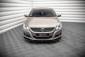 Maxton Design Street+ Spoilerlippe Front Ansatz V.4 passend für VW Passat CC schwarz Hochglanz