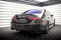 Maxton Design Spoiler CAP 3D passend für Mercedes-Benz S AMG-Line W223 schwarz Hochglanz