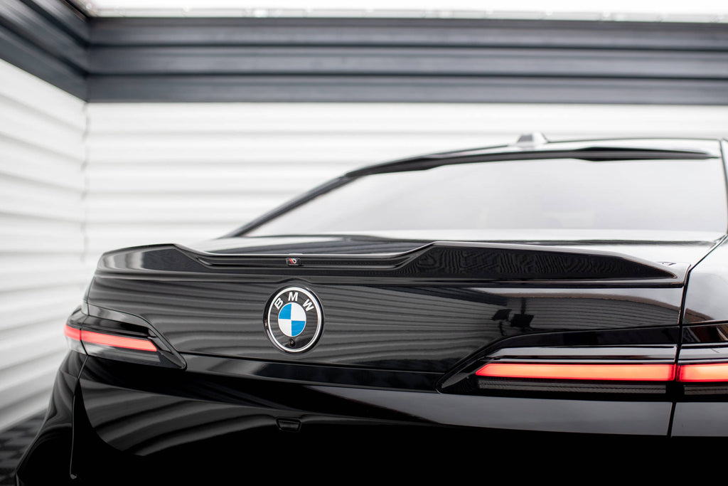 Maxton Design Spoiler CAP 3D passend für BMW 7 G70 schwarz Hochglanz