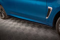 Maxton Design Street+ Seitenschweller Leisten passend für BMW X6 M F86 schwarz Hochglanz