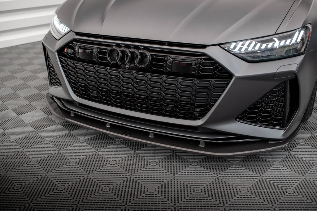 Maxton Design Set of Carbon Fiber Splitters Audi RS6 C8 schwarz matt für Audi