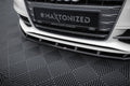 Maxton Design Street+ Spoilerlippe Front Ansatz V.1 passend für Audi S3 / A3 S-Line Sportback / Hatchback 8V schwarz Hochglanz