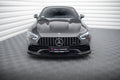 Maxton Design Street+ Spoilerlippe Front Ansatz V.2 passend für Mercedes-AMG GT 53 4-Door Coupe X290 schwarz Hochglanz