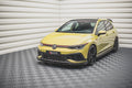 Maxton Design Street+ Spoilerlippe Front Ansatz V.1 + Flaps passend für VW Golf GTI Clubsport Mk8