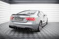 Maxton Design Diffusor Heck Ansatz passend für Audi S5 / A5 S-Line 8T Facelift