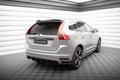 Maxton Design Heck Ansatz Flaps Diffusor passend für Volvo XC60 R-Design Mk1 Facelift schwarz Hochglanz