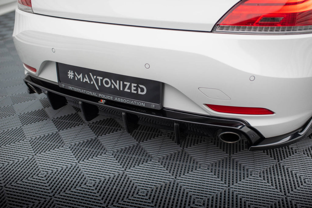 Maxton Design Diffusor Heck Ansatz passend für BMW Z4 E89 schwarz Hochglanz